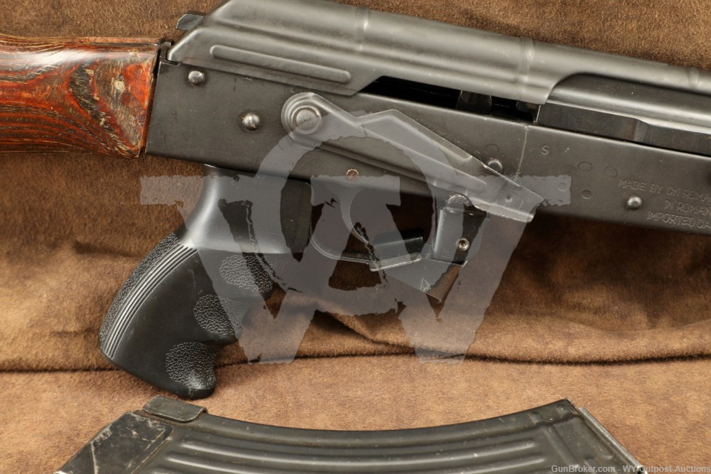 CAI Romarm WASR 10/63 AK-47 7.62x39 Semi-Auto Rifle, 16” Tapco UTG AKM