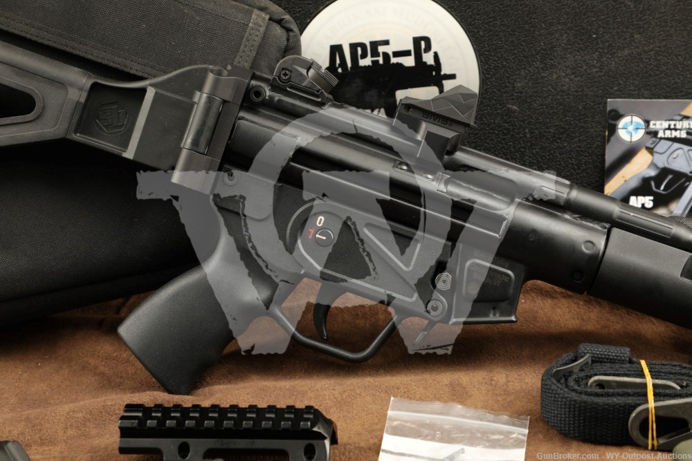 Century Arms MKE AP5-P HK94 MP5 Clone 9mm 6” Semi-Auto Pistol Factory Case