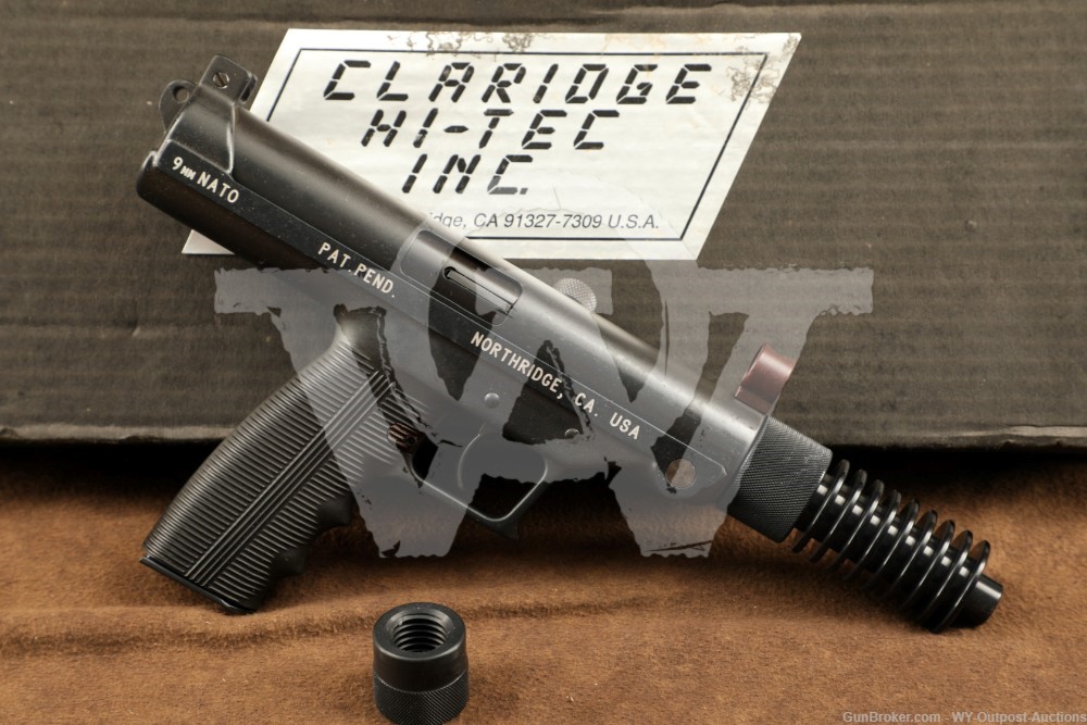 Claridge Hi-Tec S-9 S9 9mm 5” Blowback Semi-Auto Pistol w/ Factory Box