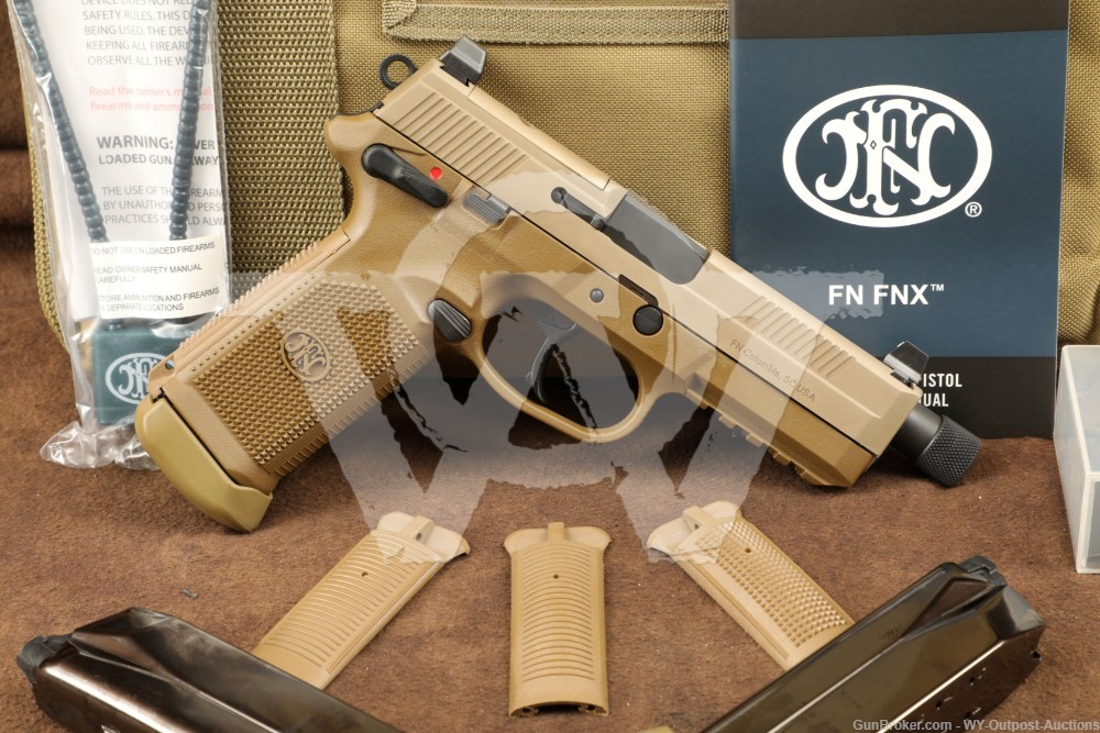 FNH Fabrique Nationale FNX-45 Tactical .45ACP 5.25” SA/DA Semi-Auto Pistol