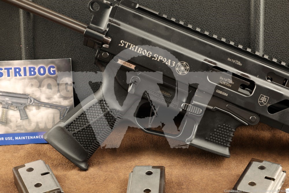 Grand Power Stribog SP9A3 9mm 8” Semi-Auto Sporting Pistol NonReciprocating