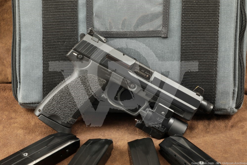 Heckler & Koch H&K USP-45 Tactical .45 ACP SA/DA Pistol