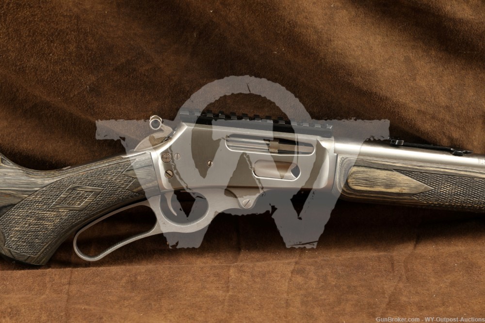 Marlin Firearms Model 308MXLR 308 Marlin Express 24? Stainless Lever Rifle
