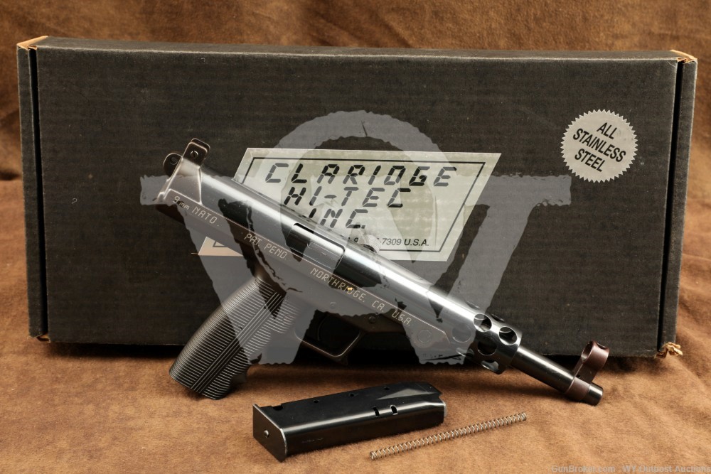 Pre-Ban Claridge Hi-Tec L-9 9mm 7.5” Blowback Semi-Auto Pistol
