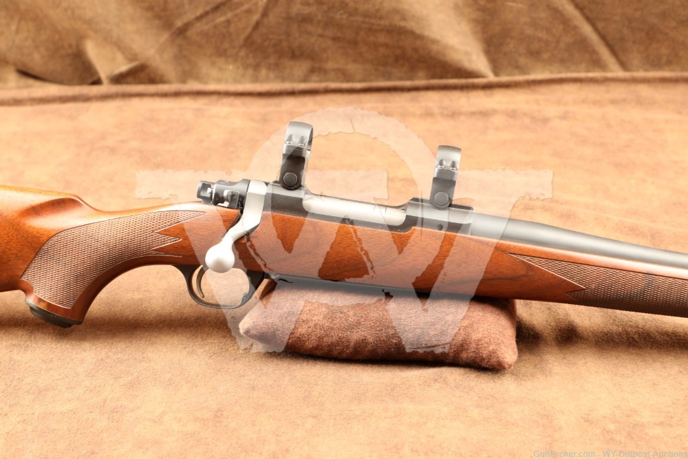 Ruger M77 Hawkeye .308 Win Bolt Action Hunting Rifle w/Scope Rings