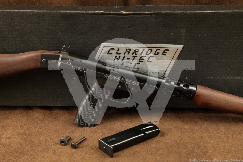 Claridge Hi-Tec C-9 C9 9mm 16.5” PCC Carbine Rifle Fish Belly Wood Stock