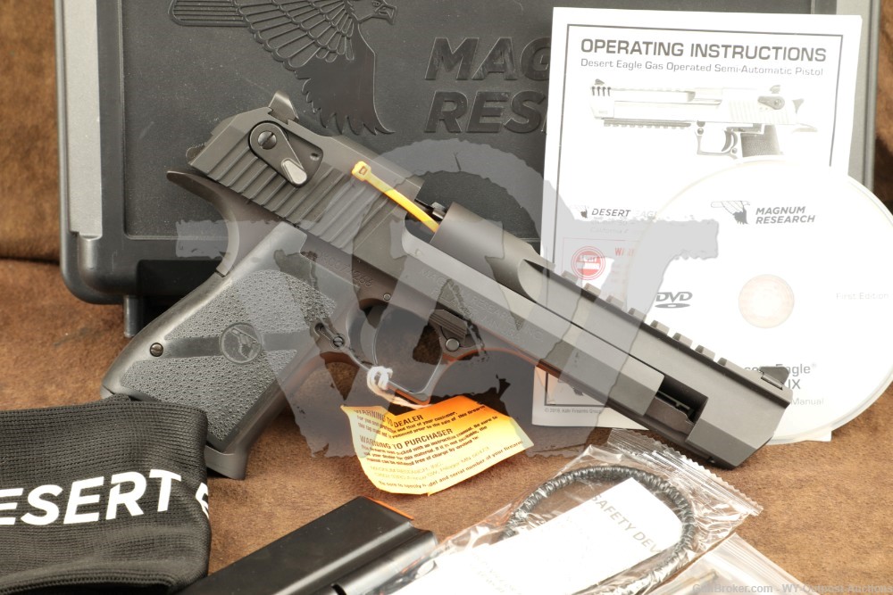 Magnum Research Desert Eagle .50AE MKXIX Black Oxide Semi Automatic Pistol