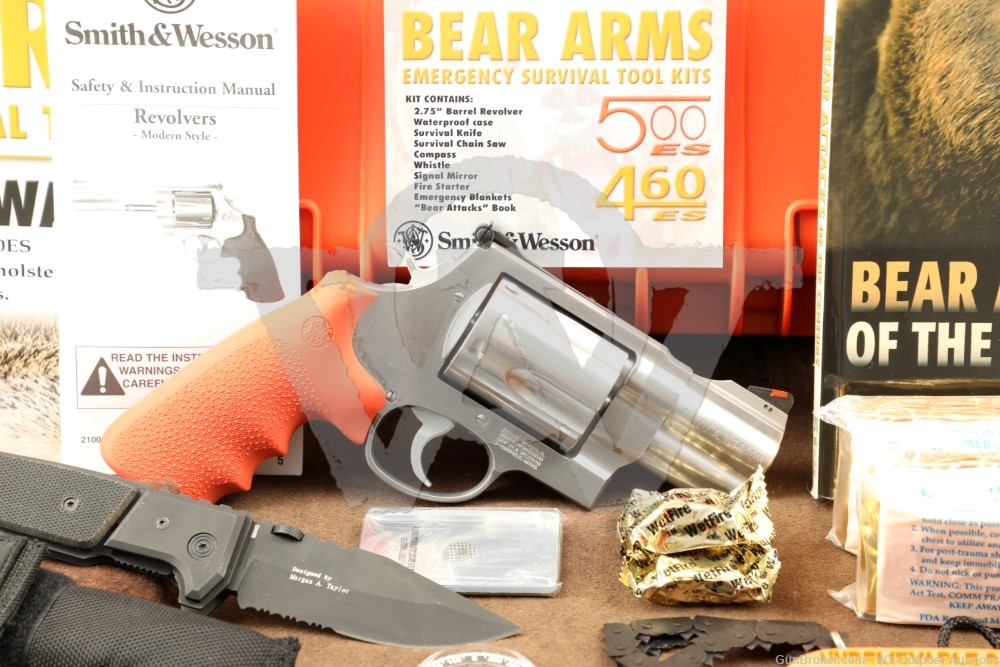Smith & Wesson Model 500ES Bear Survival Kit 500 S&W Magnum