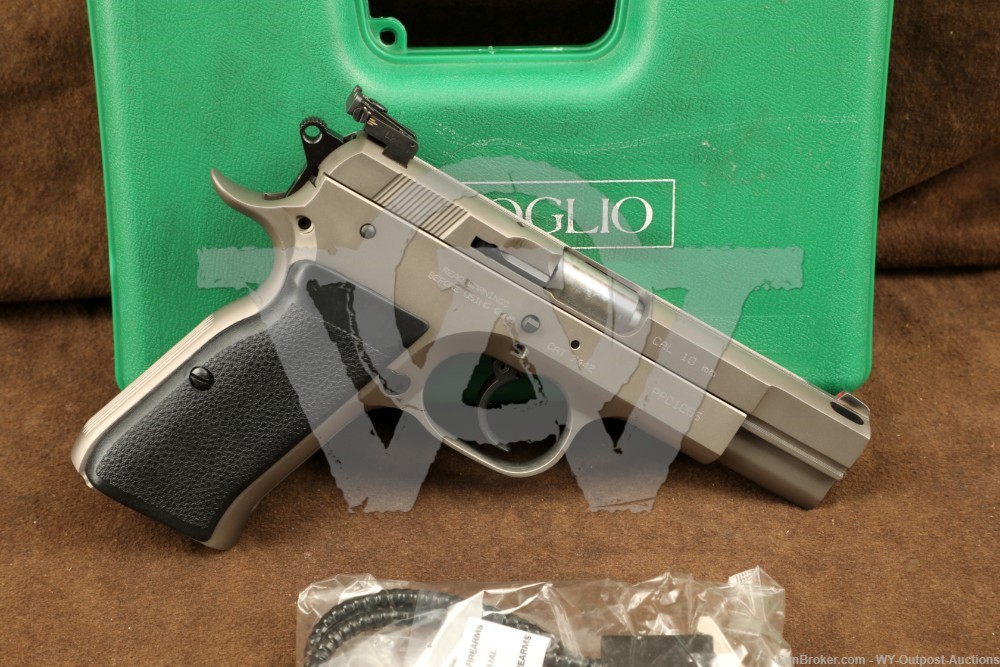 EAA Tanfoglio Witness Target-Ported 10mm 4.5” Semi-Auto Pistol 1911 w/ Case