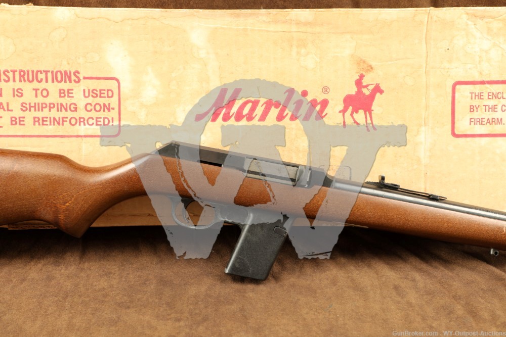 Marlin Firearms Co. Model 9 Camp Carbine 9mm 16.5″ Semi-Auto Rifle 1988
