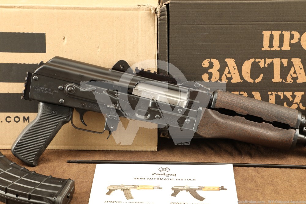 Zastava ZPAP92 7.62X39 Semi-Auto Pistol AKM AK-47 AK74 W/ Factory Box
