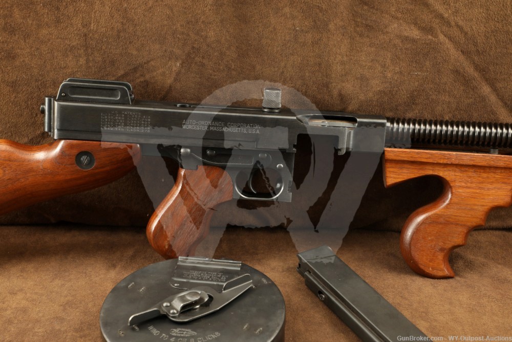 Auto-Ordnance Thompson Tommy 1927-A1 .45 ACP Semi-Auto Rifle w/ Drum Mag