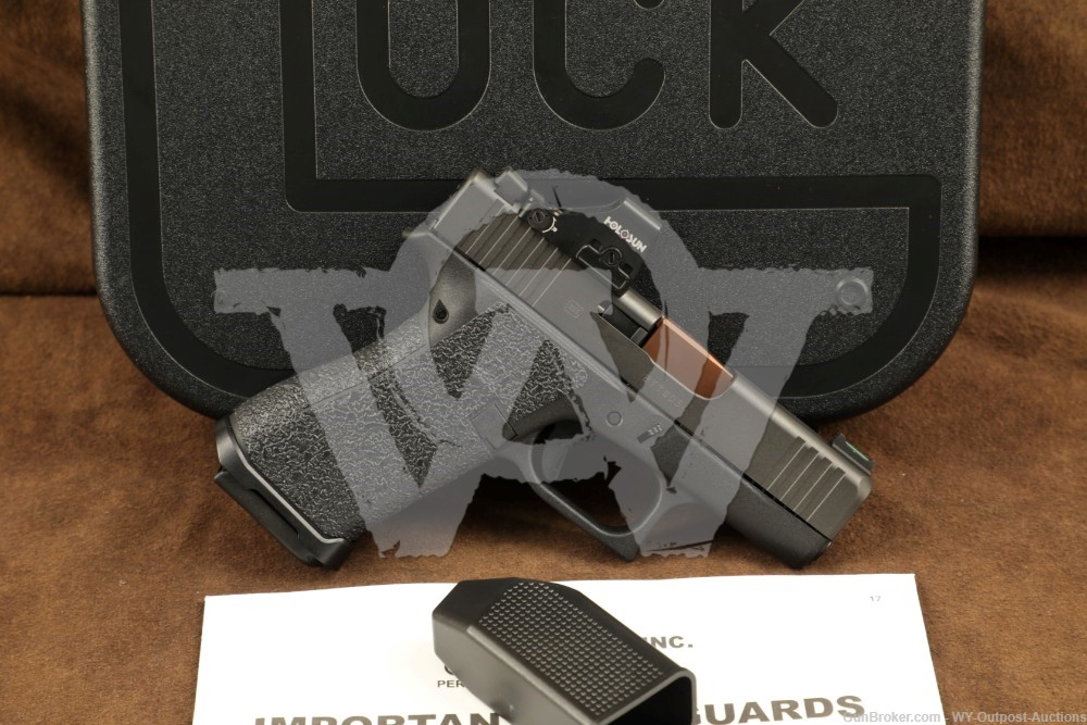 Custom Glock 43X G43X 9mm 3.5” Semi-Auto Pistol w/ Red Dot HOLOSUN RMR