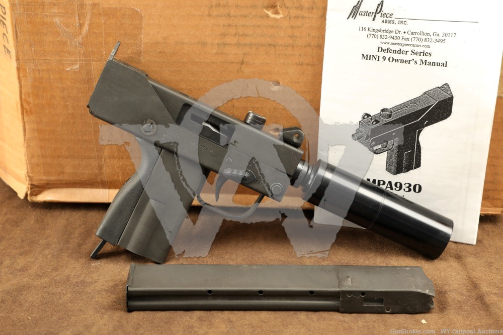 MasterPiece Arms Defender MPA930 9mm Semi-Auto Pistol 3” MAC11 MAC10 Cobray