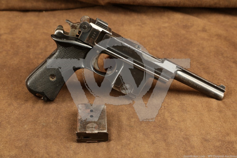 Pre WW1 Belgium Bergmann AEP Brevete Model 1910/21 4” 9mm Largo C&R Pistol