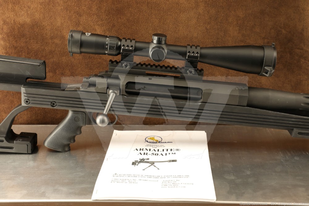 ARMALITE National Match AR-50A1 50 BMG Single Shot Bolt Action Sniper Rifle