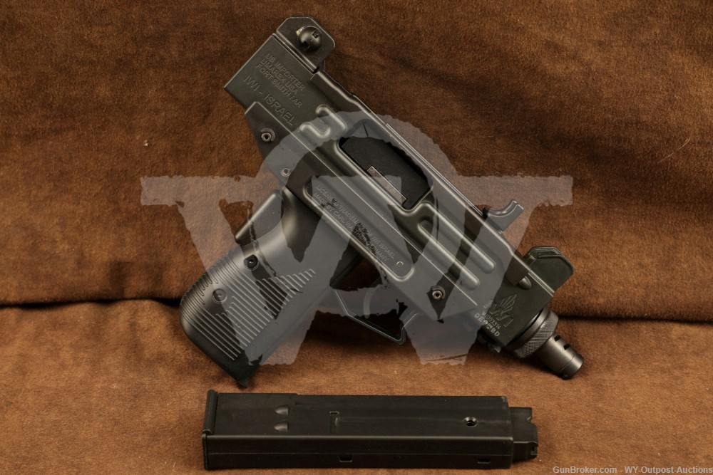 Micro Uzi Carl Walther IWI .22LR Uzi Pistol Semi Auto Pistol Israeli w/ Mag