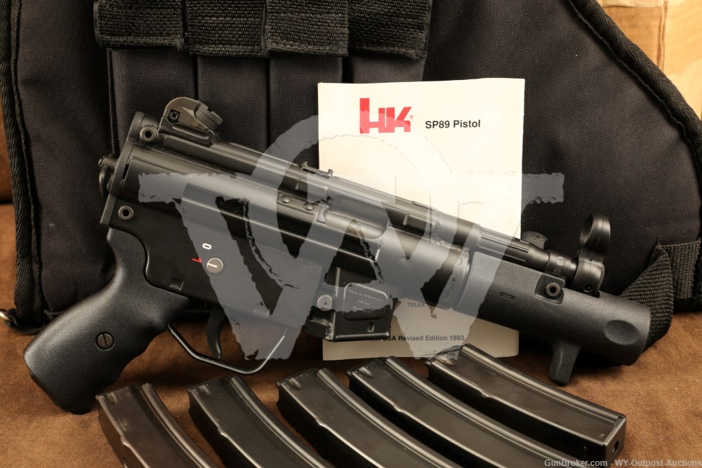 PRE BAN H&K Heckler & Koch SP89 9mm 4.5″ Semi-Auto Pistol, KA date stamp
