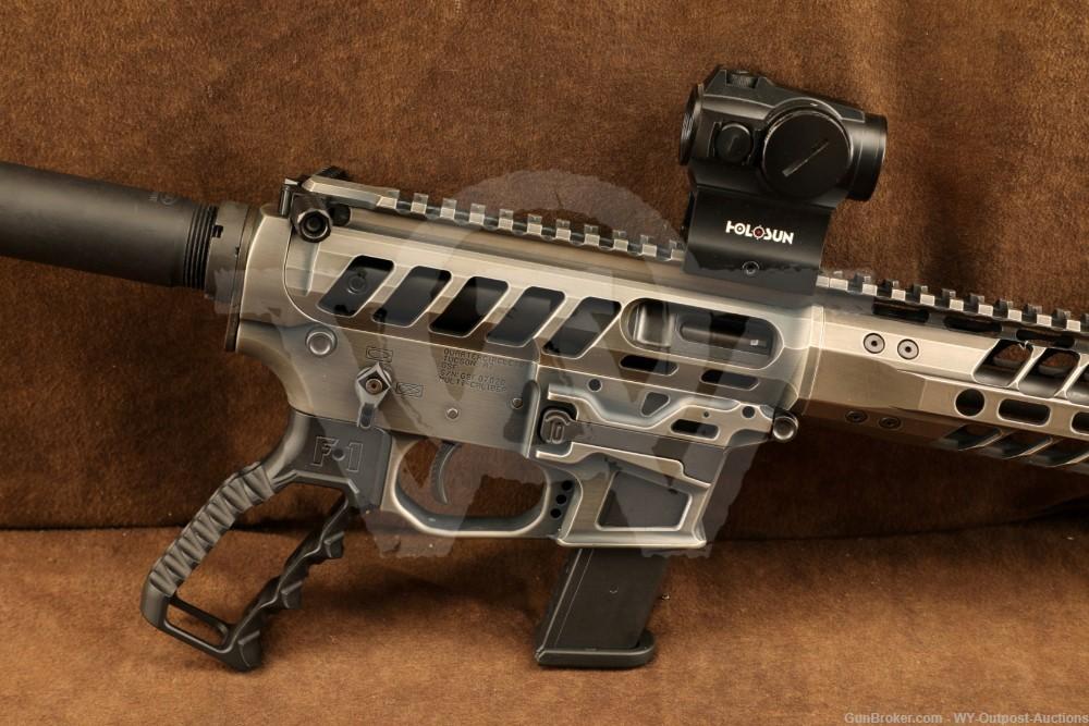 Quarter Circle 10 GSF Multi PCC 9mm Glock Fed 8″ Semi-Auto Rifle AR Pistol