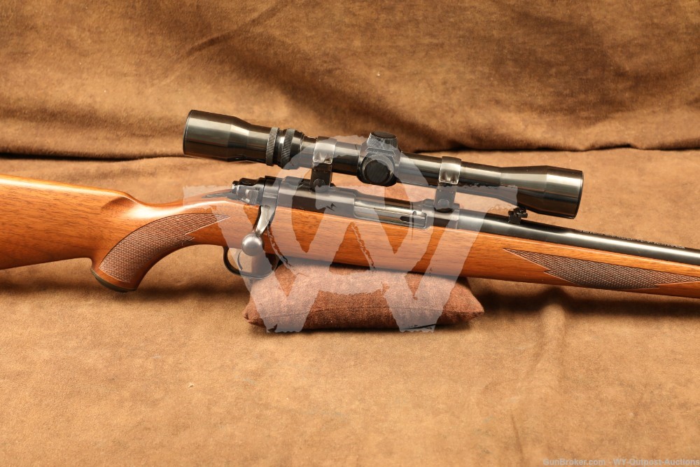 Ruger M77/44 44 Rem Mag 18.5” Bolt-Action Hunting Rifle, Weaver V7-II Scope