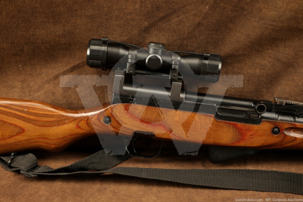 Tula Russian SKS 7.62x39 Semi-Auto Rifle 20.5" w/ Scope & Sling