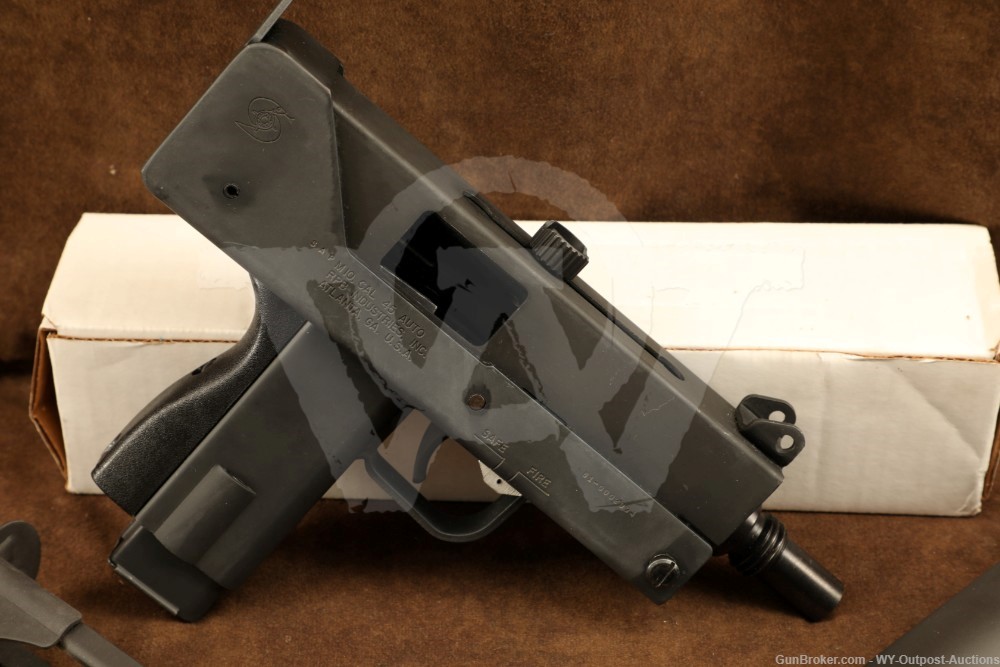 Very Rare Pre Ban Cobray RPB Ind. M10 SAP Open Bolt 45 ACP Pistol MAC 10