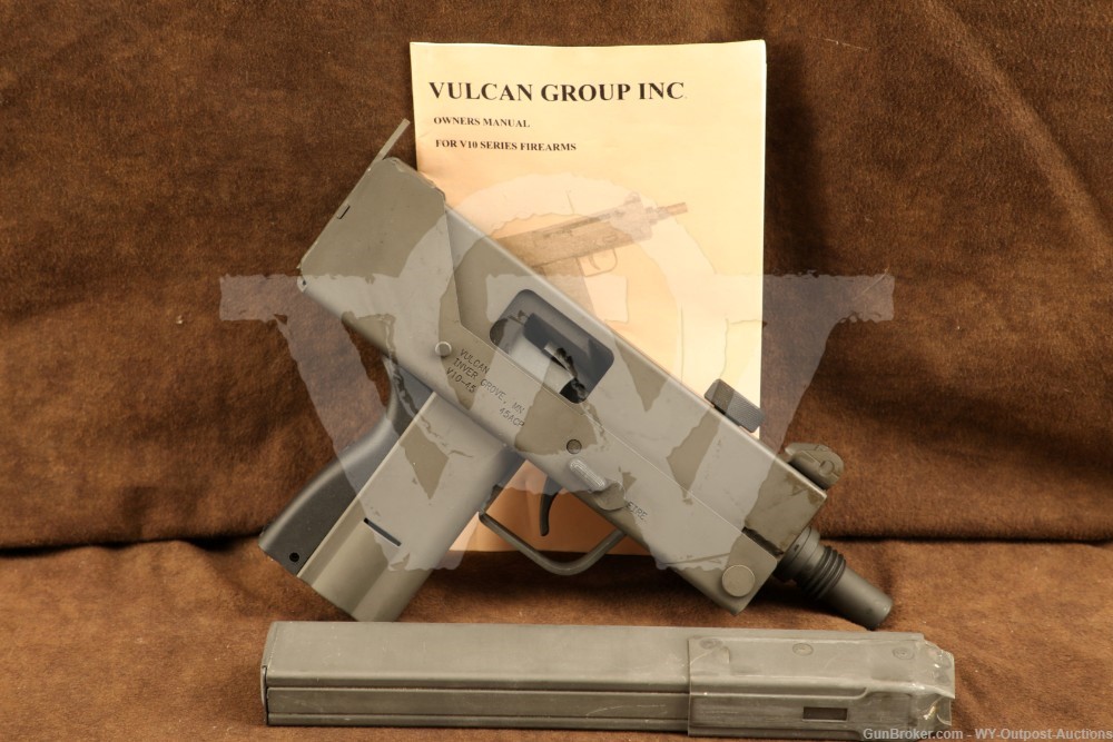 Vulcan V10-45 .45ACP Semi-Auto Pistol 5.75” MAC10
