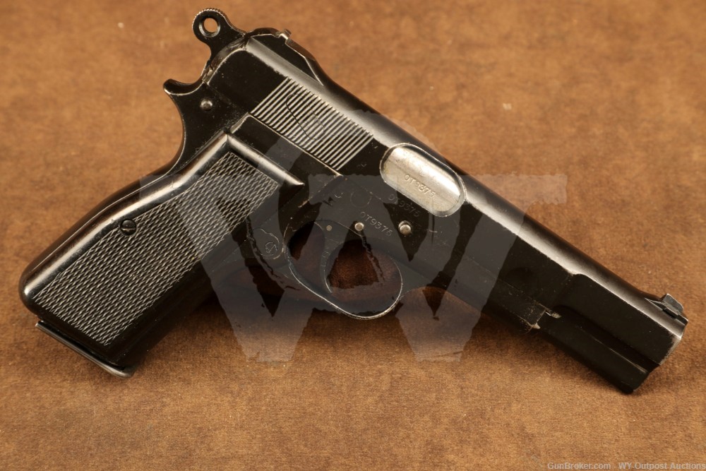 WWII C&R Browning-FN Inglis Hi Power No 2 MKI Enfield FTR 63 9mm Pistol