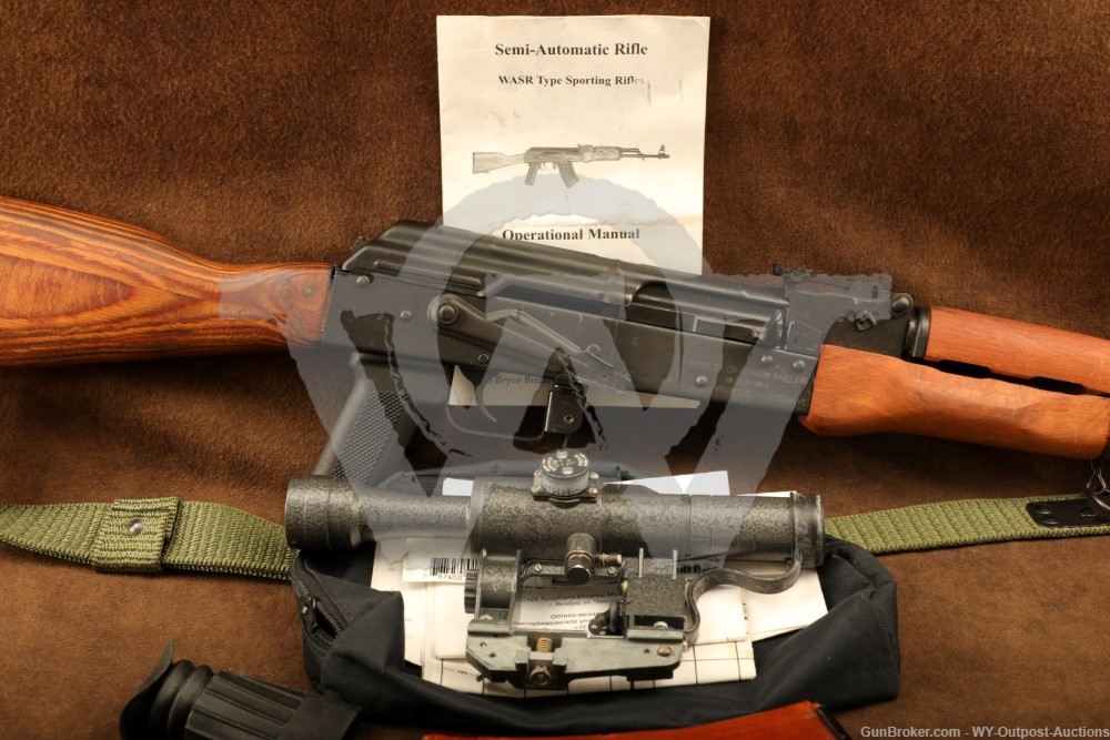 CAI Romarm WASR-2 AK-47 5.45×39 Semi-Auto Rifle AKM AK47 w/ POSP Scope