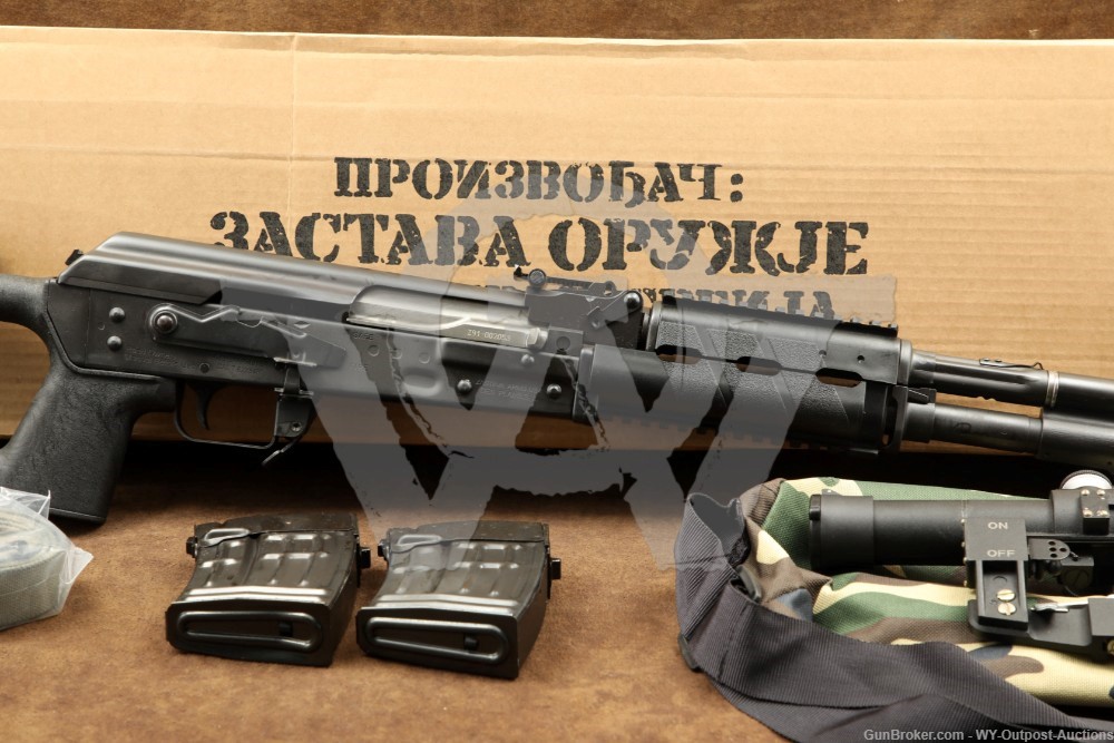 Zastava Serbia PAP M91SR 7.62x54R 24.5” Semi-Auto AK-47 Sniper Rifle