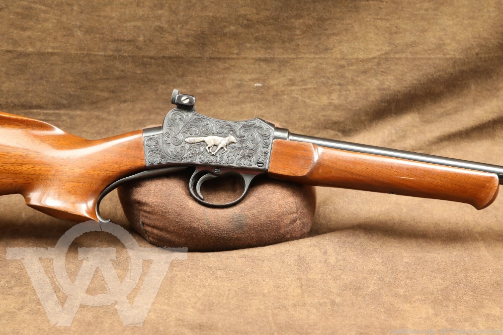 Australian .357 Magnum Martini Action Rifle Engraved Williams Target Sight