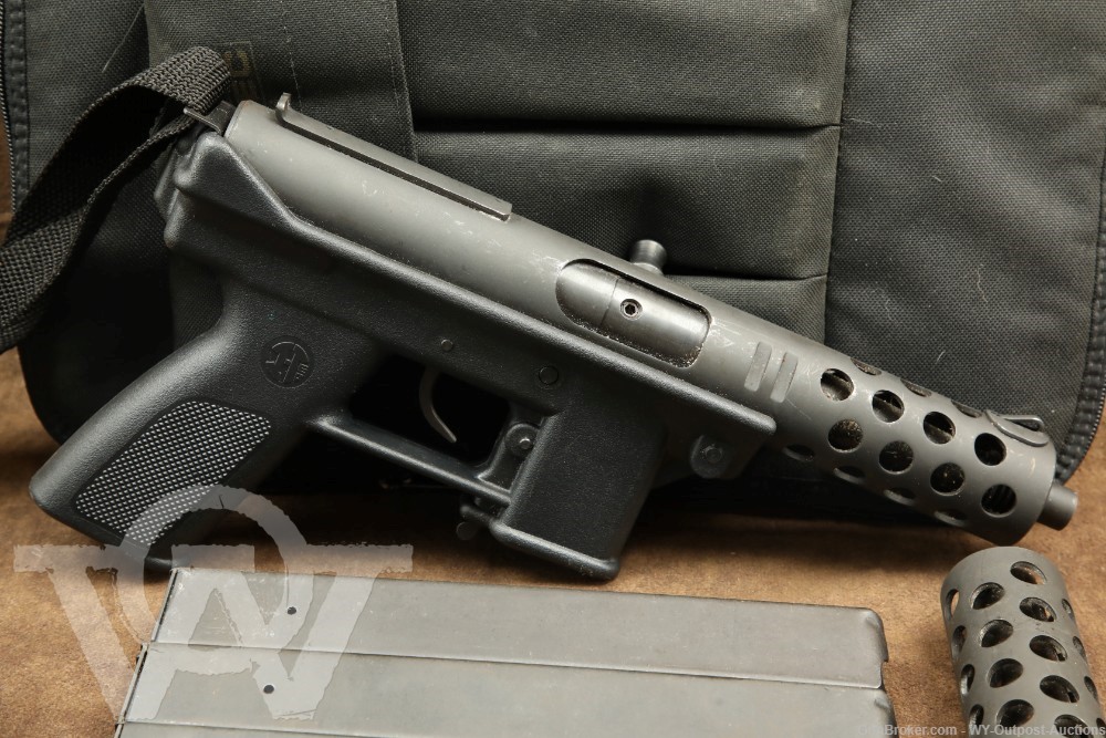 Intratec TEC-DC9 9mm Semi-Auto Blowback Tec 9 Pistol w/ Case & 3 Mags
