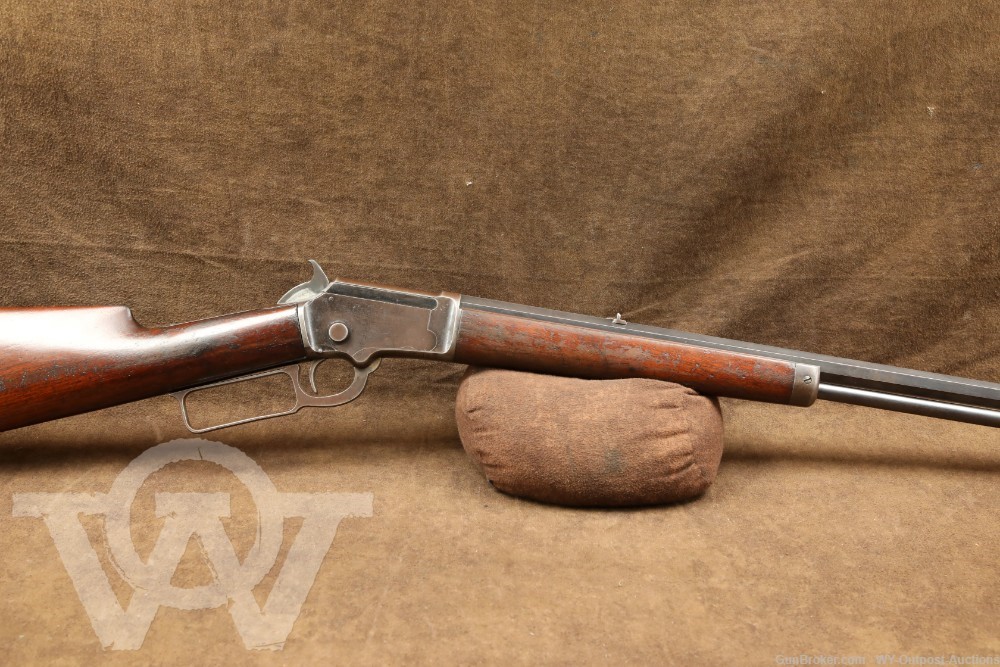Marlin Firearms 1892 Model 92 .22 Lever Action Western Rifle 1898 Antique