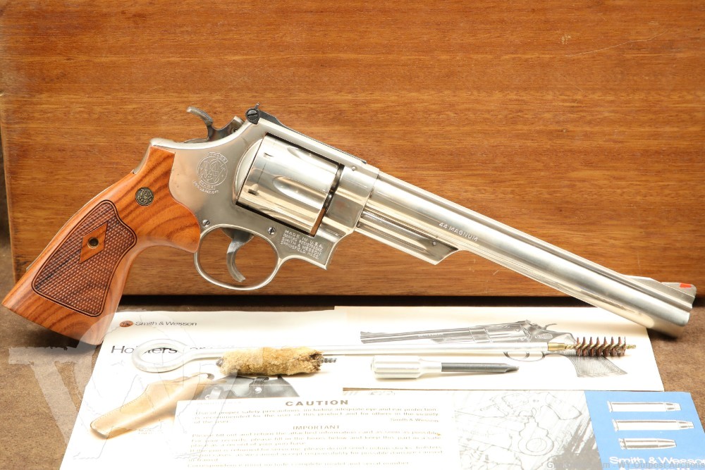 Vintage Smith & Wesson S&W Model 29-2 The .44 Magnum 8 3/8? Nickel Revolver