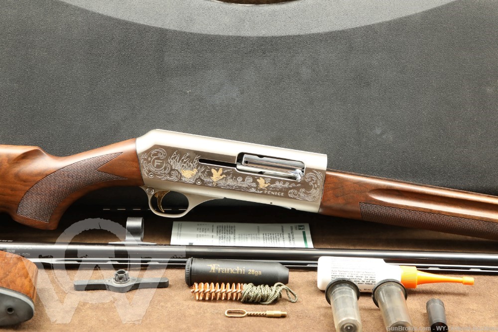 Franchi Benelli Model 48 AL Field Shotgun 28 GA Semi-Auto w/ Case