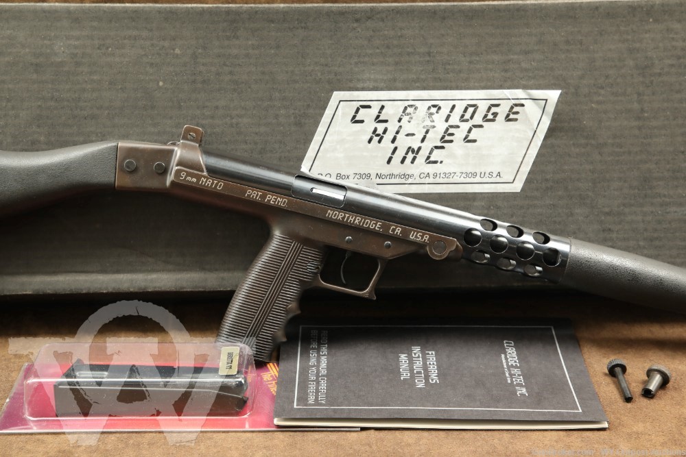 Pre Ban Claridge Hi-Tec LEC-9 9mm 16.5” Blowback Semi-Auto Rifle w/ Box