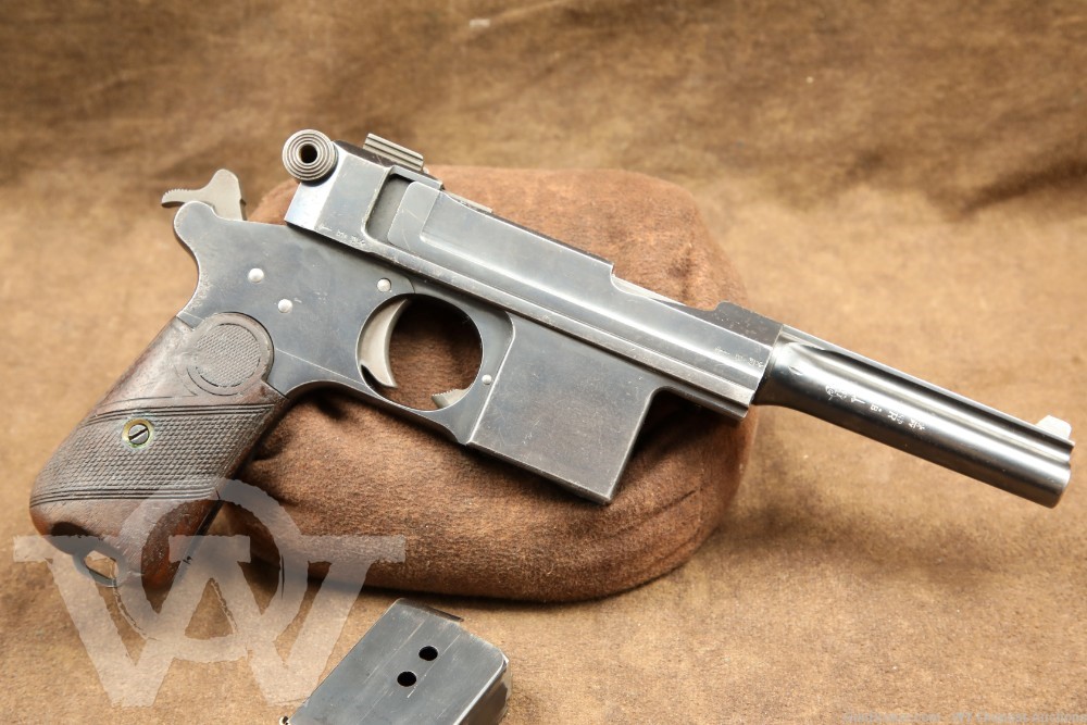 Pre WW1 Belgium Bergmann AEP Brevete Model 1912 4” 9mm Largo C&R Pistol