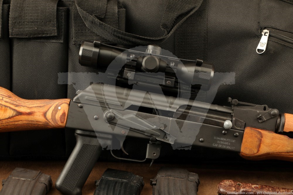 Romarm GP WASR 10/63 AK-47 7.62×39 Rifle 16” AKM w/ Scope, Light, Laser