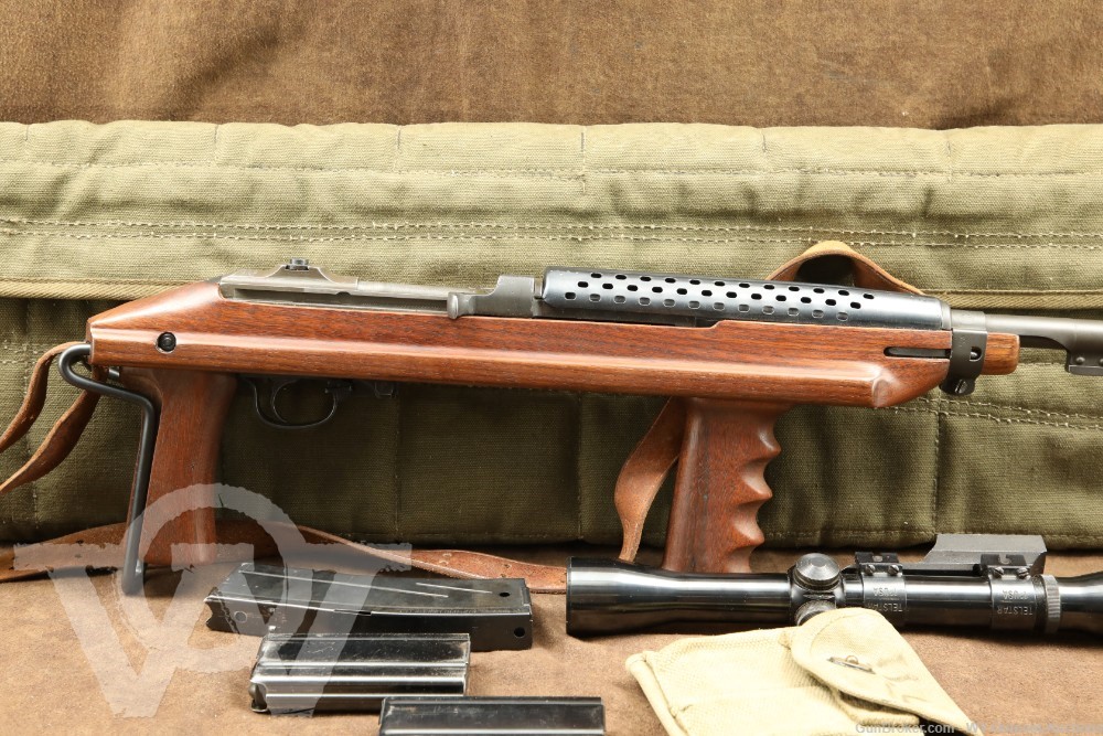 WWII National Postal Meter M1 Carbine .30 w/ Iver Johnson Paratrooper Stock