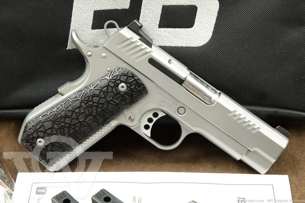 Ed Brown Products EVO-KC9 Stainless 1911 9mm 4” Semi-Auto Pistol