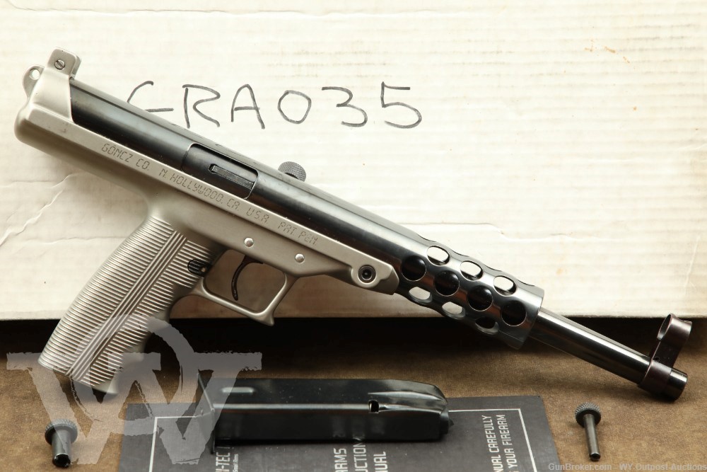 RARE Original Goncz High-Tech Long Pistol GA-9 9mm 9.5” Serial #35