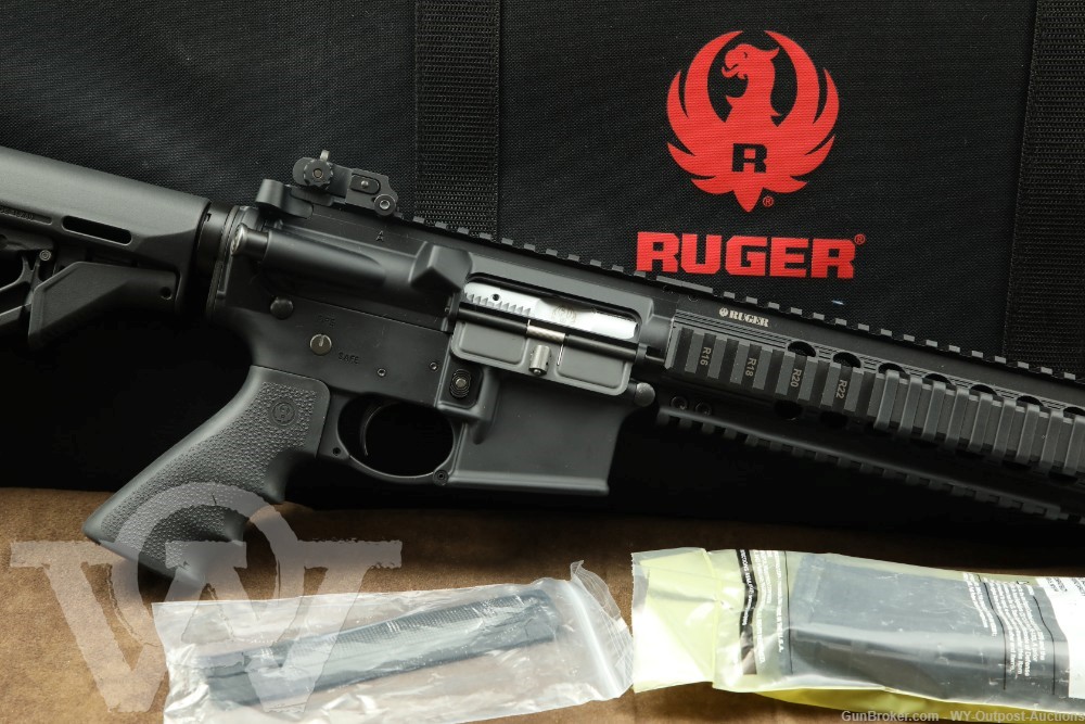 Ruger SR-556 5.56/.223 16″ Semi-Auto AR-15 Sporting Rifle Piston DrivenRuger SR-556 5.56/.223 16″ Semi-Auto AR-15 Sporting Rifle Piston Driven