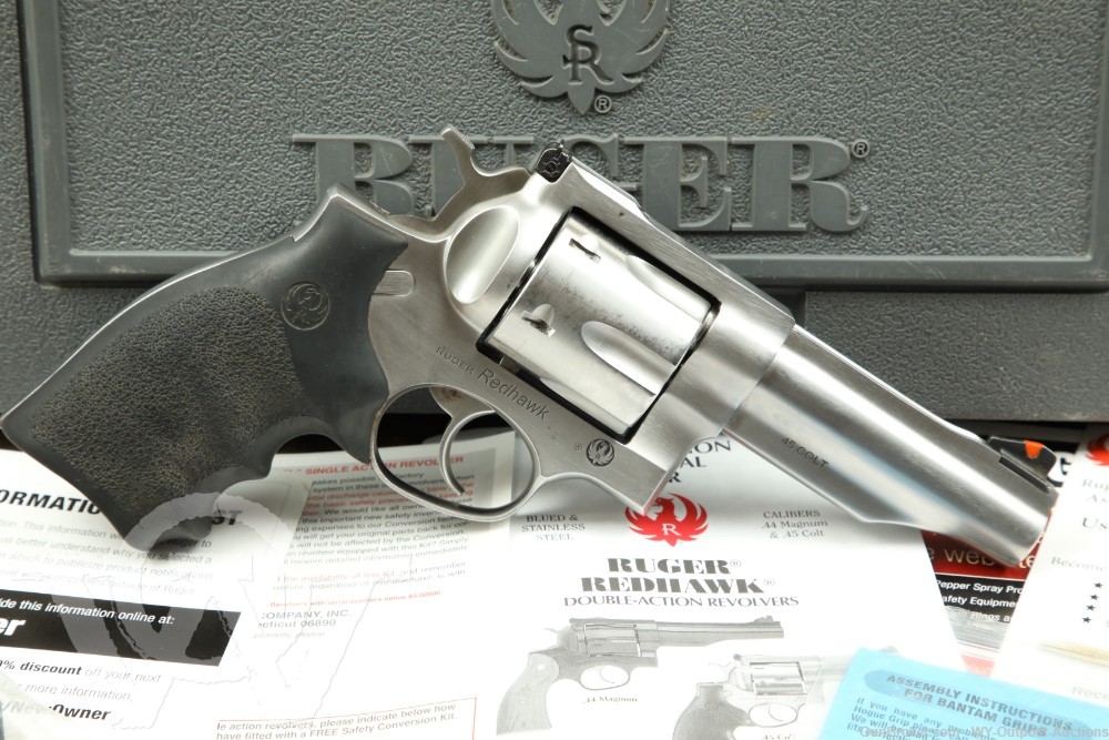 Ruger Super Redhawk Model 05027 45 Colt 4” Revolver DA/SA MFD 2015