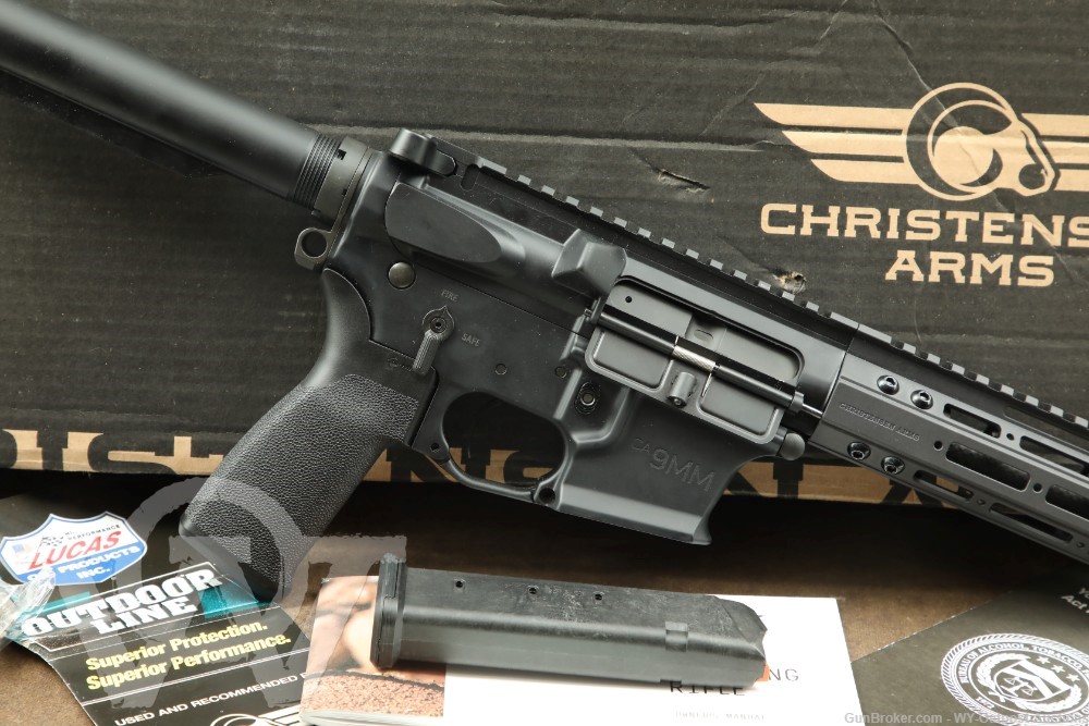 Christensen Arms CA Car 9mm 7.5” AR-9 AR Pistol w/ Factory Box