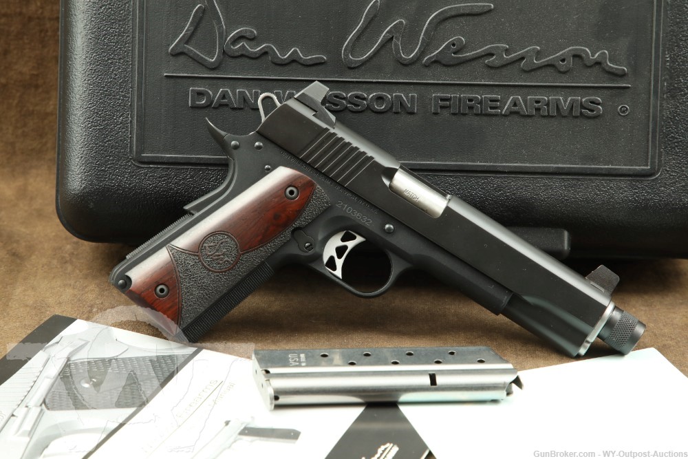 Dan Wesson CZ-USA Vigil Commander 1911 9mm 5” Threaded Barrel Pistol & Box