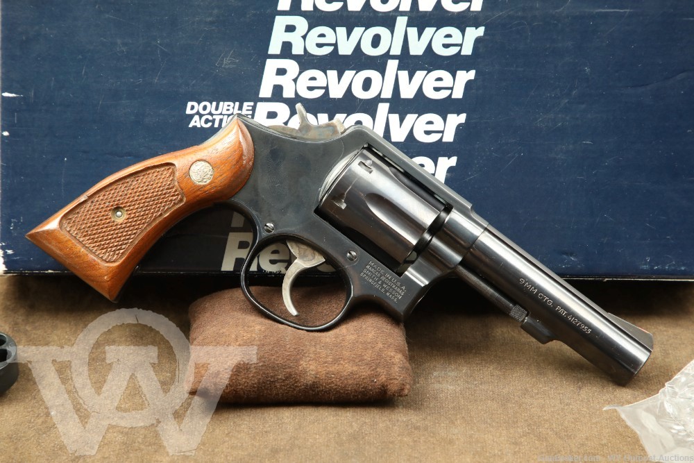 Smith & Wesson S&W Model 547 9mm Military & Police 4” DA/SA Revolver & Box