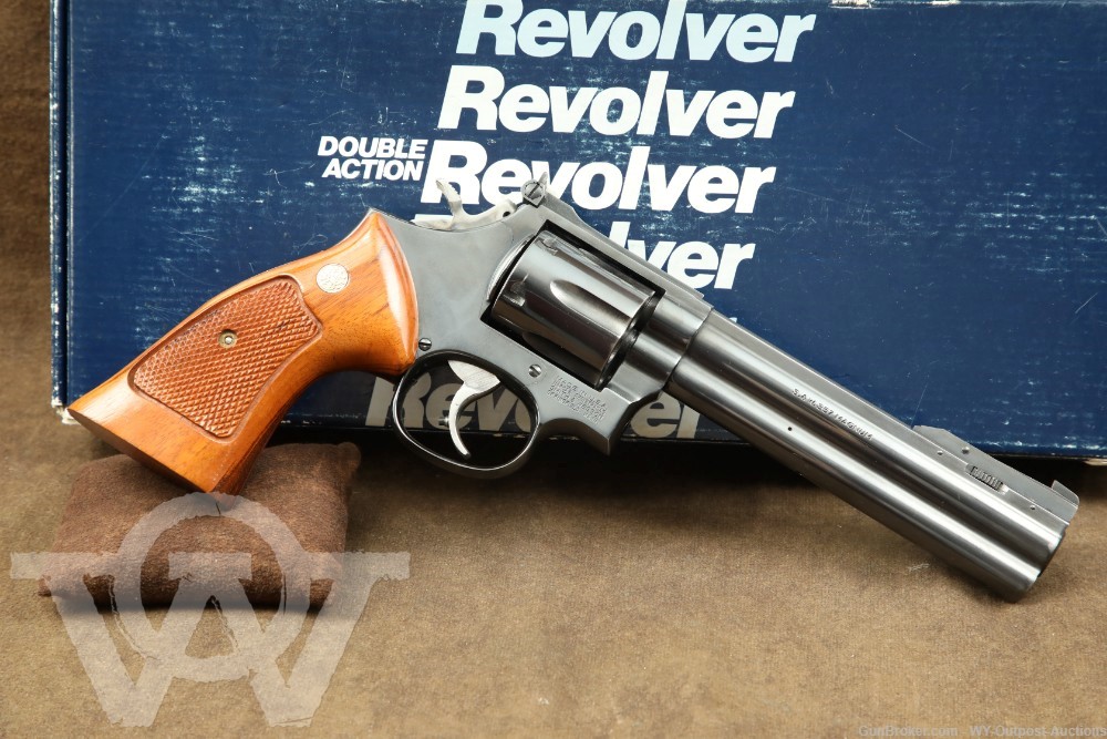Smith & Wesson S&W Model 586-2 .357 Magnum 6" Revolver 1987