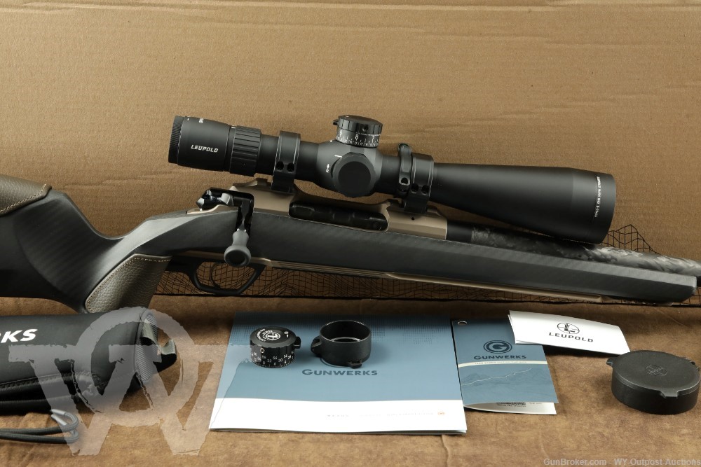 Gunwerks NEXUS 7 PRC 20” Bolt Action Sub-MOA Rifle w/ Leupold Mark 5HD