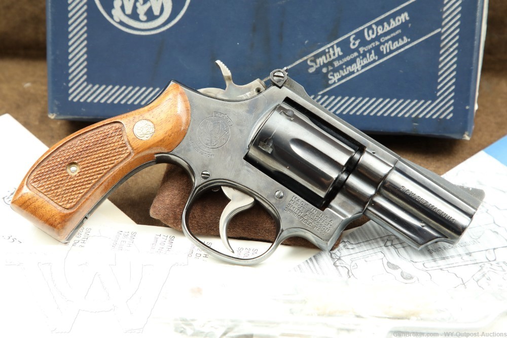 Smith & Wesson S&W Model 19-3 .357 Combat Magnum 2.5? Revolver 1976