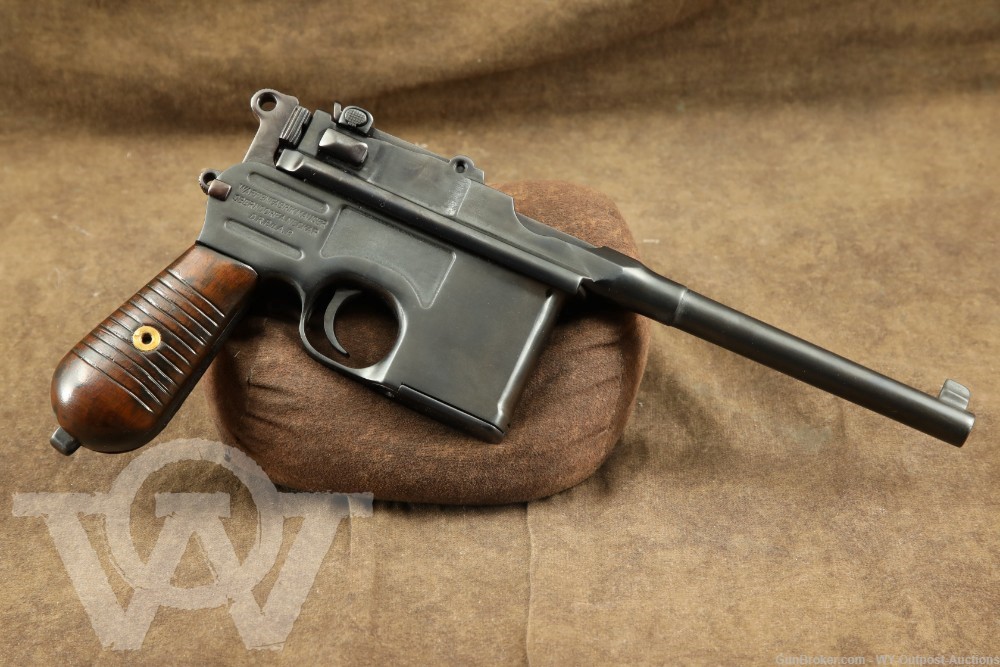 Federal Ordnance C96 Broomhandle .30 Mauser 7.63x25mm Semi-Auto Pistol